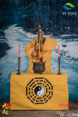 Vampire Expert Ching-Ying Lam 林正英 monk Action Figures 1:6 Model