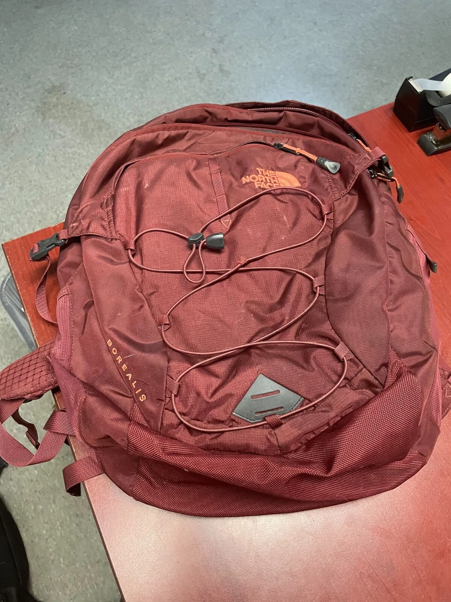 North face backpack maroon clearance