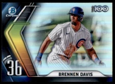 2022 Bowman Chrome #BTP-36 Brennen Davis Bowman Scouts' Top 100