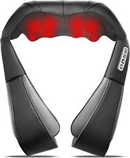 Masajeador De Cuello Y Espalda Calor Calmante Shiatsu Hombro Masaje El  ctrico US