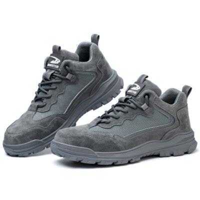 Men's Work Boots Composite Toe Safety Shoes Lightweight