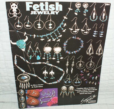 Fetish Jewelry Concho, Craft Book Mary Carter Todd Stiles NEW Fast Shipping