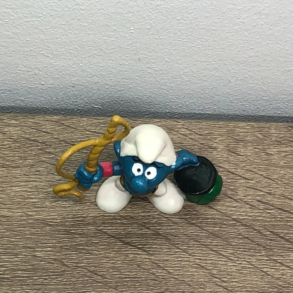 Figuras Pitufos De Colección Domador de León Pitufo Schleich Años 70 Años 80 Juguetes Estatuilla PVC Foto 4 de 4