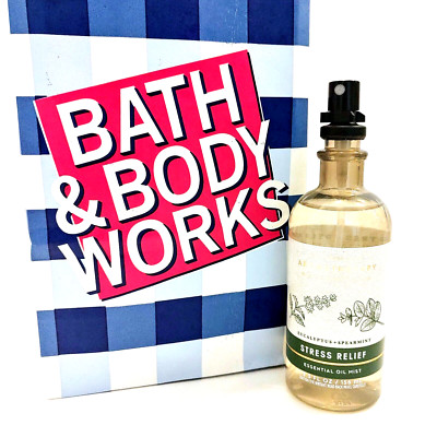 1x Bath & Body Works STRESS Eucalyptus Spearmint Body Spray Pillow Mist NEW