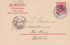 DR  P 65x - von St. Blasien 1906 in die Niederlande bedarfsgelaufen