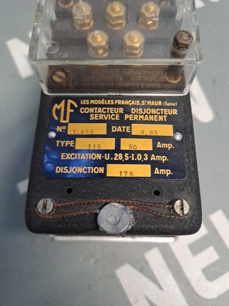 Contacteur disjoncteur type 115 pour stopper les surcharges sur circuit 50A