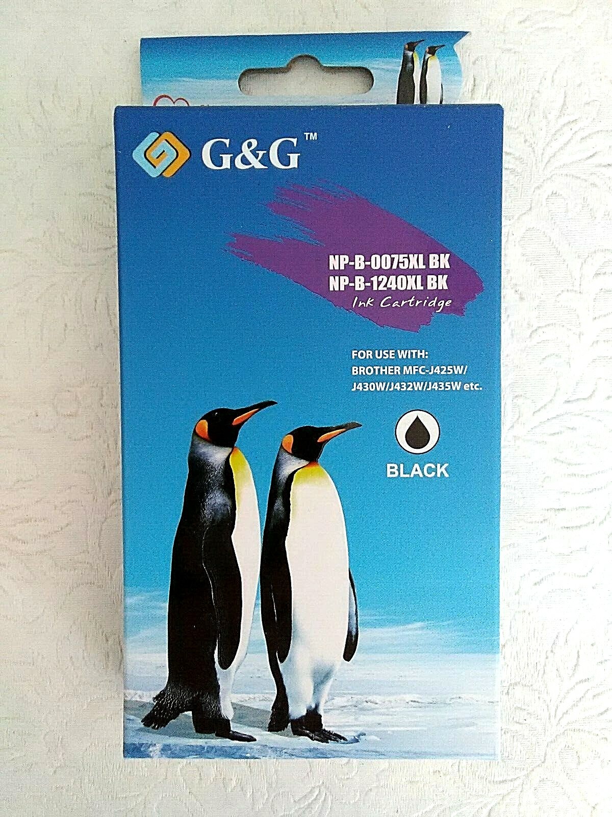 New G & G Printer Ink Cartridges NPB0075XL BK/NPB1240XL BK Lot of