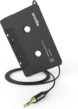 Car Audio Cassette to Aux Adapter, 3.5 MM Auxillary Cable Tape Adapter