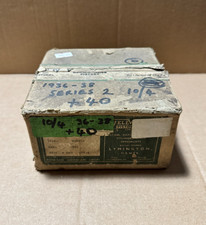 Vintage NOS Well Worthy PISTON SET,  +040" oversize, 1936-38 Morris 10/4