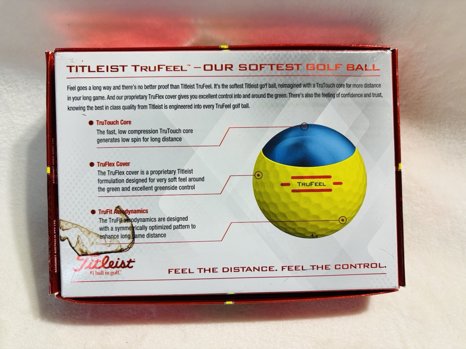 2024 Titleist TruFeel Yellow