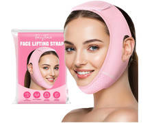 Faja De Compresion Para Adelgazar La Cara Y Papada Reductor Facial Elastica