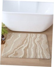 Bathroom Rug Mat 24x36, Non Slip Machine Washable Marble Bathmat, Absorbent