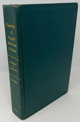 VTG The Chemistry of Organic Medicinal Products by Jenkins & Hartung - 1950 HC