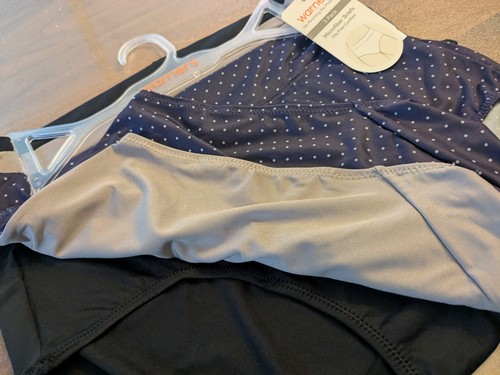 Warners Brief Panties High Waist Microfiber 3-pair Size L / 7 /LARGE No Pinching - Picture 2 of 6