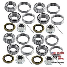 Sets 25580 15123 Trailer Axle Hub Bearings Kits for 5200-6000 lbs Axle, 4