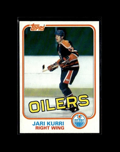 1981-82 Topps Base Set Jari Kurri 18 Edmonton Oilers  RC HOF