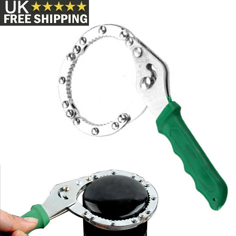 Filter Wrench Heavy Duty Adjustable Car Van Removal Spanner 