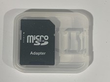 MicroSD Card to Full Size SD Card Adapter with Storage Case  NO MEMORY CARD
