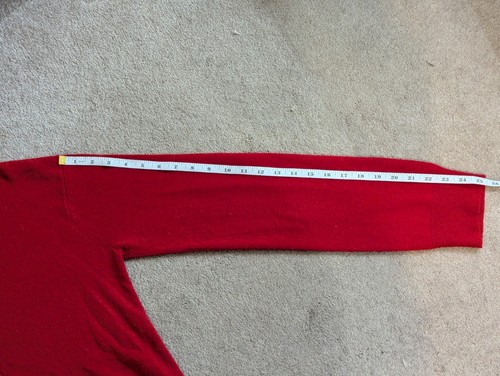S MAX MARA Knit Hoodie Sweater Red Size L? - Picture 6 of 9