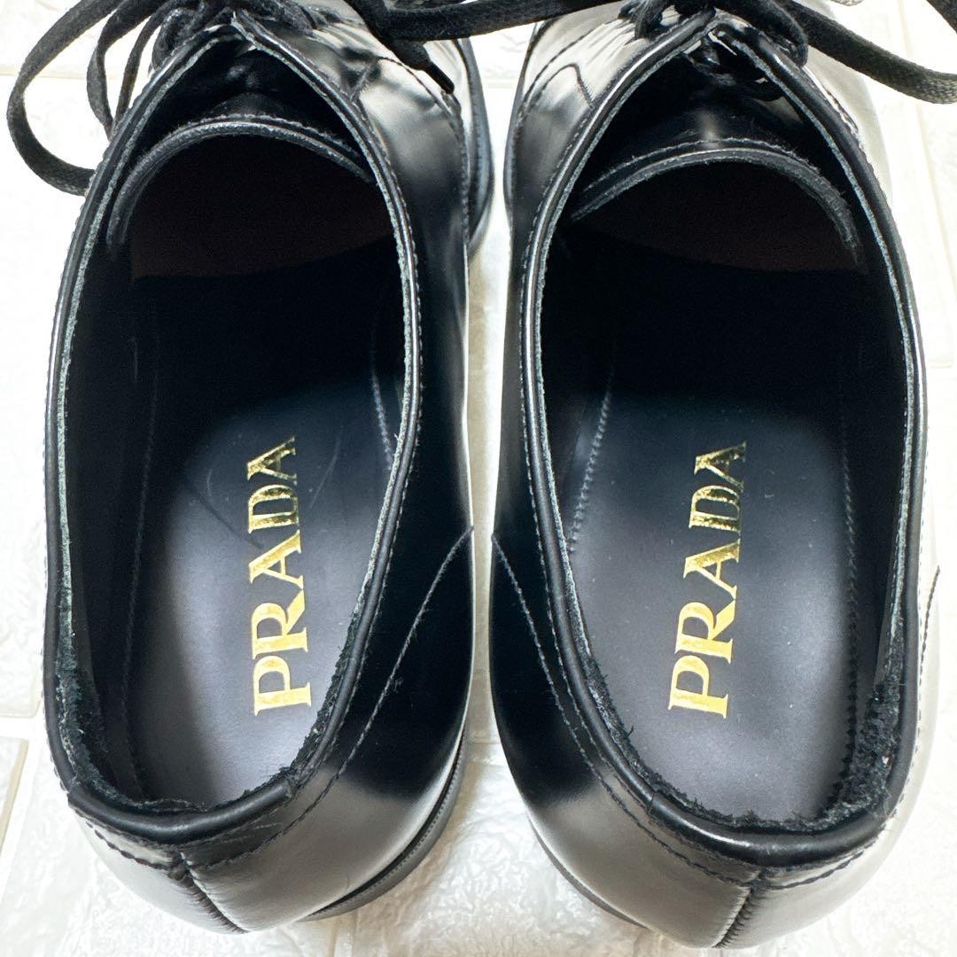 PRADA Men's Dress Shoes D2329 Loafers Leather Black UK 5.5/US 6.5 112967c thumbnail 6