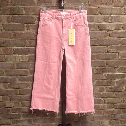 RISEN Women’s Flamingo Midrise Crop Jean Size 9/29 NEW - Picture 3 of 7