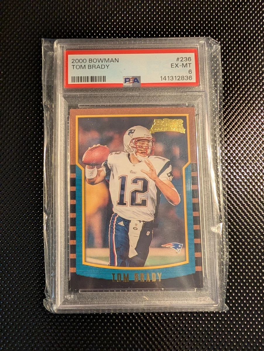 Bowman Tom Brady Rookie Football Sports Trading Cards