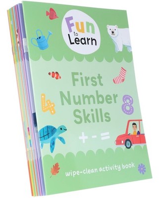 Wipe and Clean Workbook Activity 10 Books Collection Set - Ages 3+ - Paperback