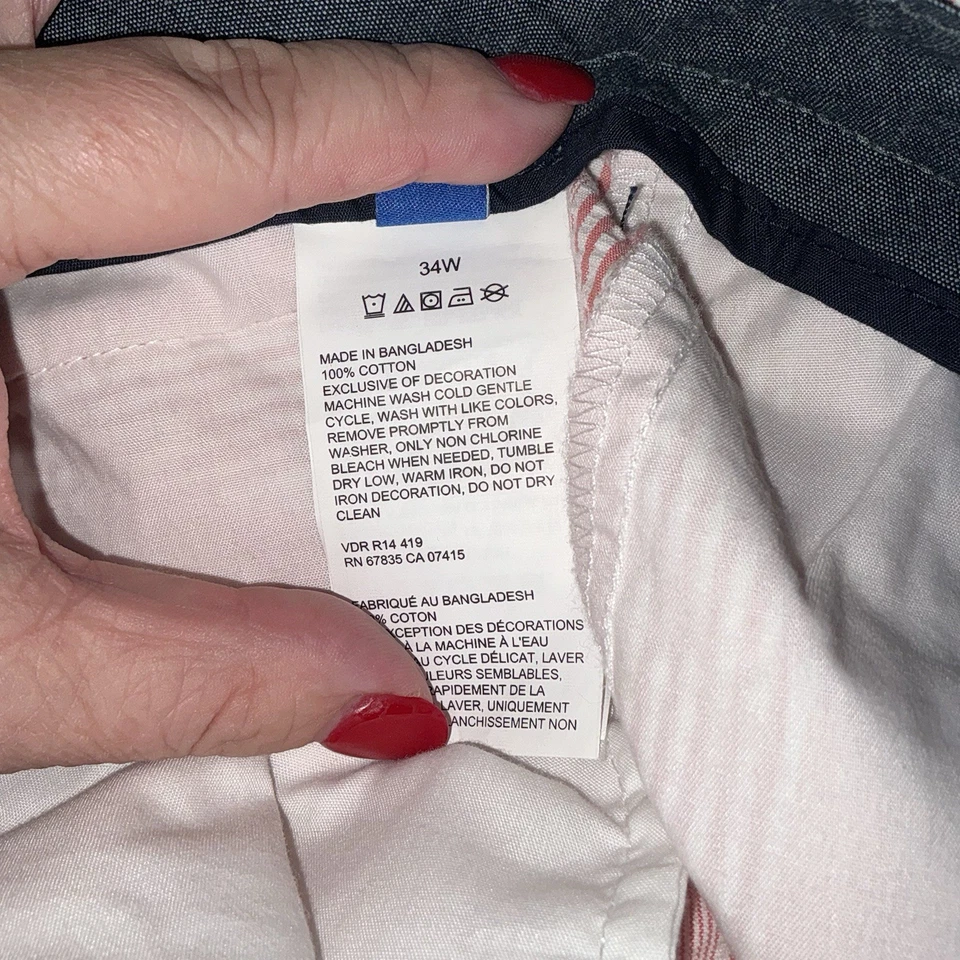 Pantalones Cortos Nautica Hombre Talla 34 Nuevos Con Etiquetas Azul Vela Foto 3 de 4