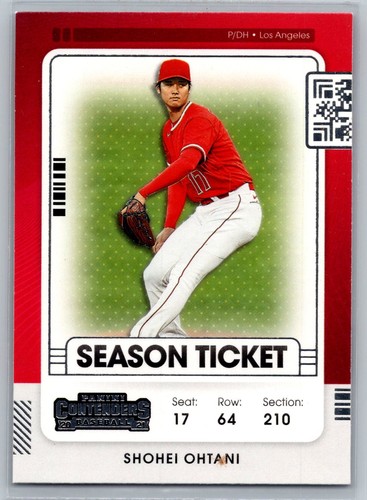 #100 Shohei Ohtani 2021 Panini Contenders Los Angeles Angels