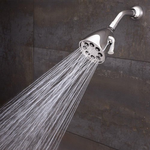 Cabezal de ducha de latón ajustable - 2,5 GPM de alta presión para una experiencia similar a un spa - Imagen 9 de 15
