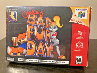 Conker s Bad Fur Day Nintendo 64 Authentic Tested & Working