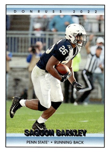 2022 Panini Chronicles Draft Picks #13 Saquon Barkley Donruss Retro - Picture 1 of 2