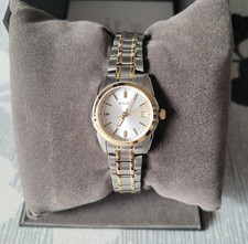 2019 BULOVA Classic Ladies Two Tone Silver-Gold Dial Watch 98M105 - NEW in box