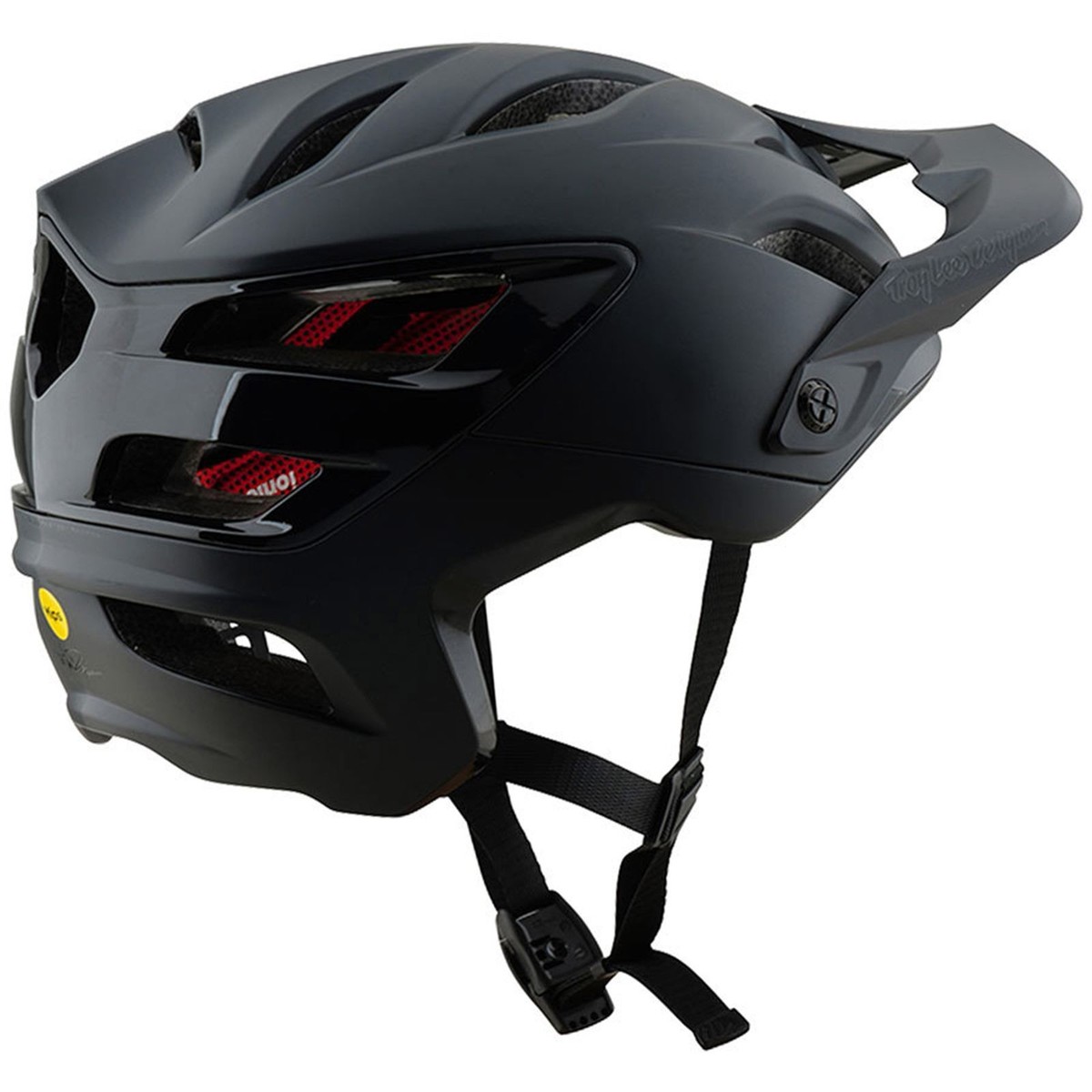 Troy Lee Designs A3 Helmet – Uno Black, X-Large/2X-Large 150267005 