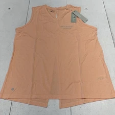 Level Wear Verve Paisley Peach Parfait Pink Seaside Tennis Tank Women's XL New