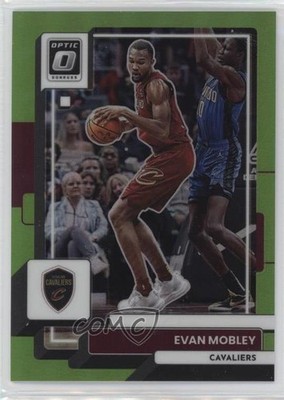 2022-23 Panini Donruss Optic Lime Green Prizm 105/149 Evan Mobley #93 0c9e
