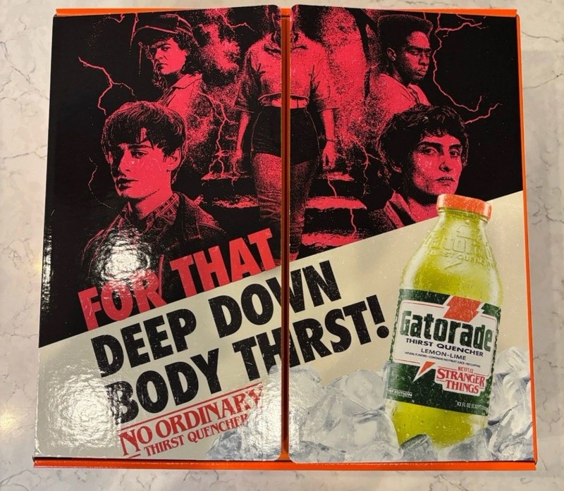 NEW! Gatorade x Stranger Things 1987 Hawkins Capsule! Limited Edition Size Large