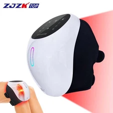 3 Mode Vibration Knee Massager Wrap Heat Therapy and Red Light for Pain Relief