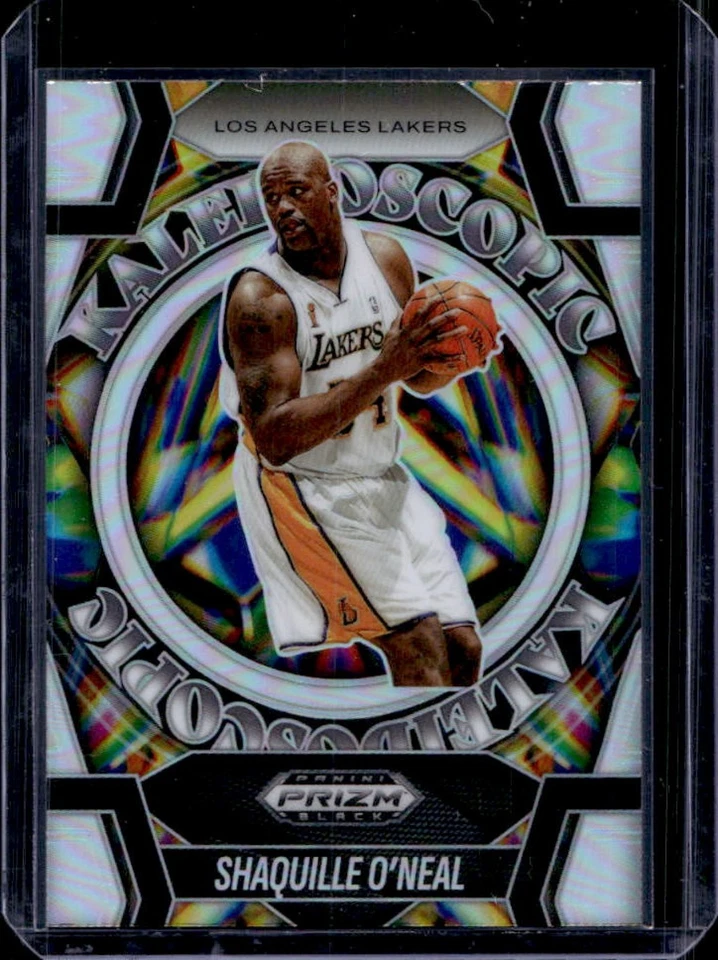 2024-25 Prizm Negro Shaquille O'Neal Caleidoscópico Plata Prizms #27 Lakers