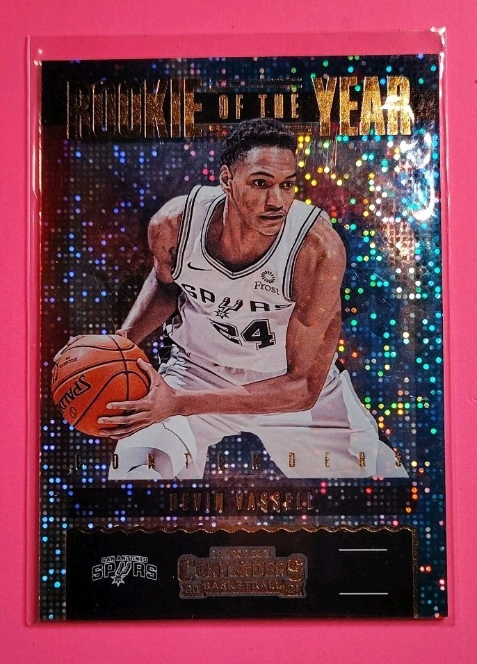 2020-21 Panini Contenders - Rookie of the Year Contenders Devin Vassell #1 (RC)