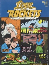 Love and Rockets Magazine 2nd Printing #4 VG 1983 Stock Image Low Grade