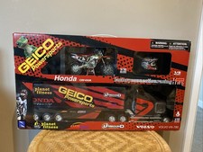 Kevin Windham 1/12 Bike And Semi 1/32 Geico Honda Race Set Diecast Motocross