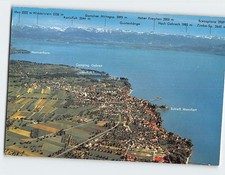 Postcard Aerial View Langenargen Lake Constance in Baden-Württemberg Germany