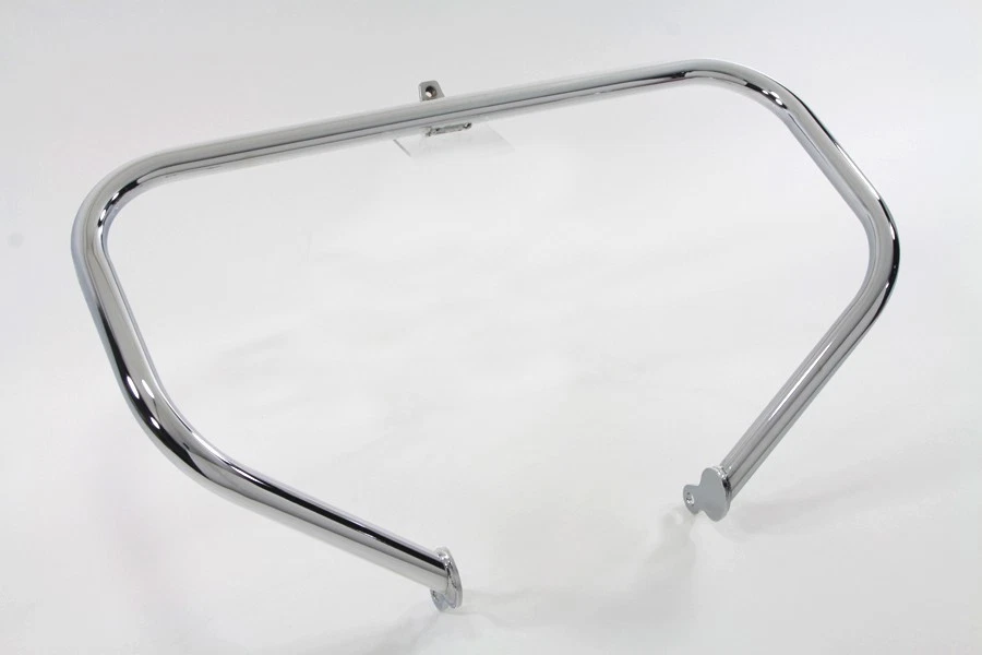 Protector de motor delantero cromado para Harley Davidson Foto 2 de 4