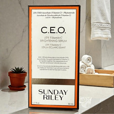 New and Sealed Sunday Riley C.E.O. 15 Vitamin C Brightening Serum 1.7 fl. Oz.