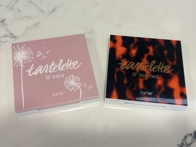  Tarte Tartelette LOT of 2 Lil Toasted & Lil Juicy Eyeshadows Brand New