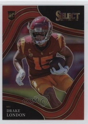 2022 Select Draft Picks Field Level Red Prizm /149 Drake London Rookie RC 1pd2
