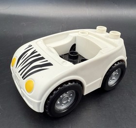 Lego Duplo MY FIRST ZOO Lot of 8 Replacement Zookeeper, Animals & Car #6136