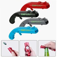 Creative Cap Gun Bottle Opener Beer Drink Bottle Openers Launcher Shooter Game
