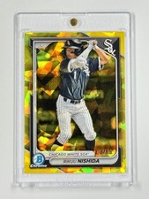 Rikuu Nishida Prospects Yellow /75 2024 Bowman Chrome Sapphire White Sox